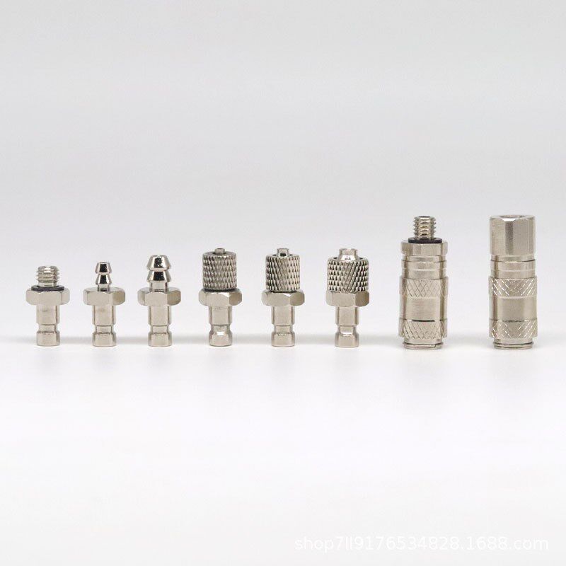 微型接头自锁迷你接头公头母头模型过油液压 G插管3/4/6MM 螺纹5M