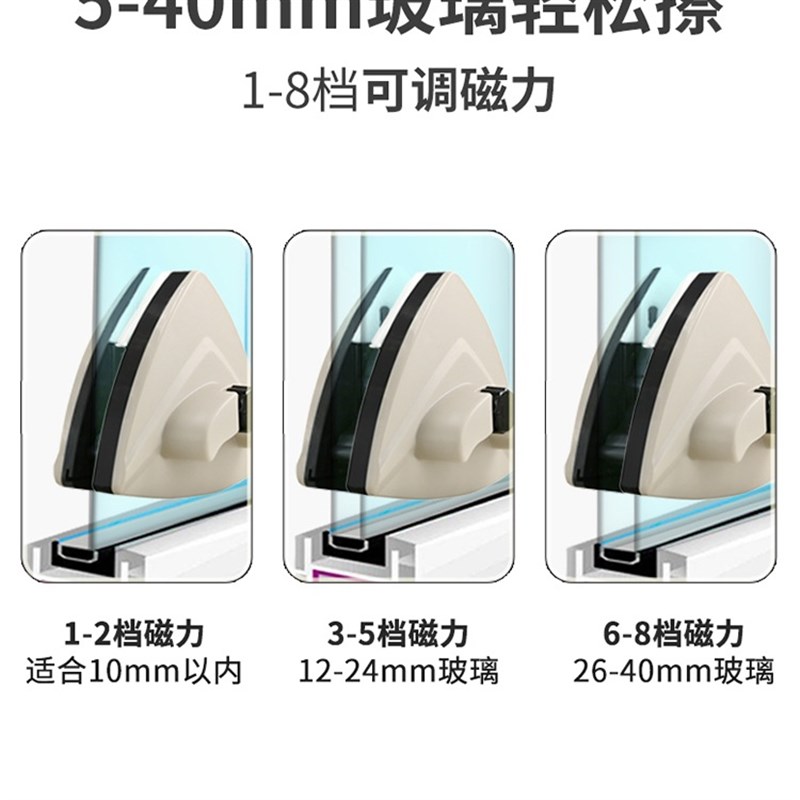 擦玻璃家用双h面擦高层窗外洗搽清洁工具专业檫刷刮抹高空窗户