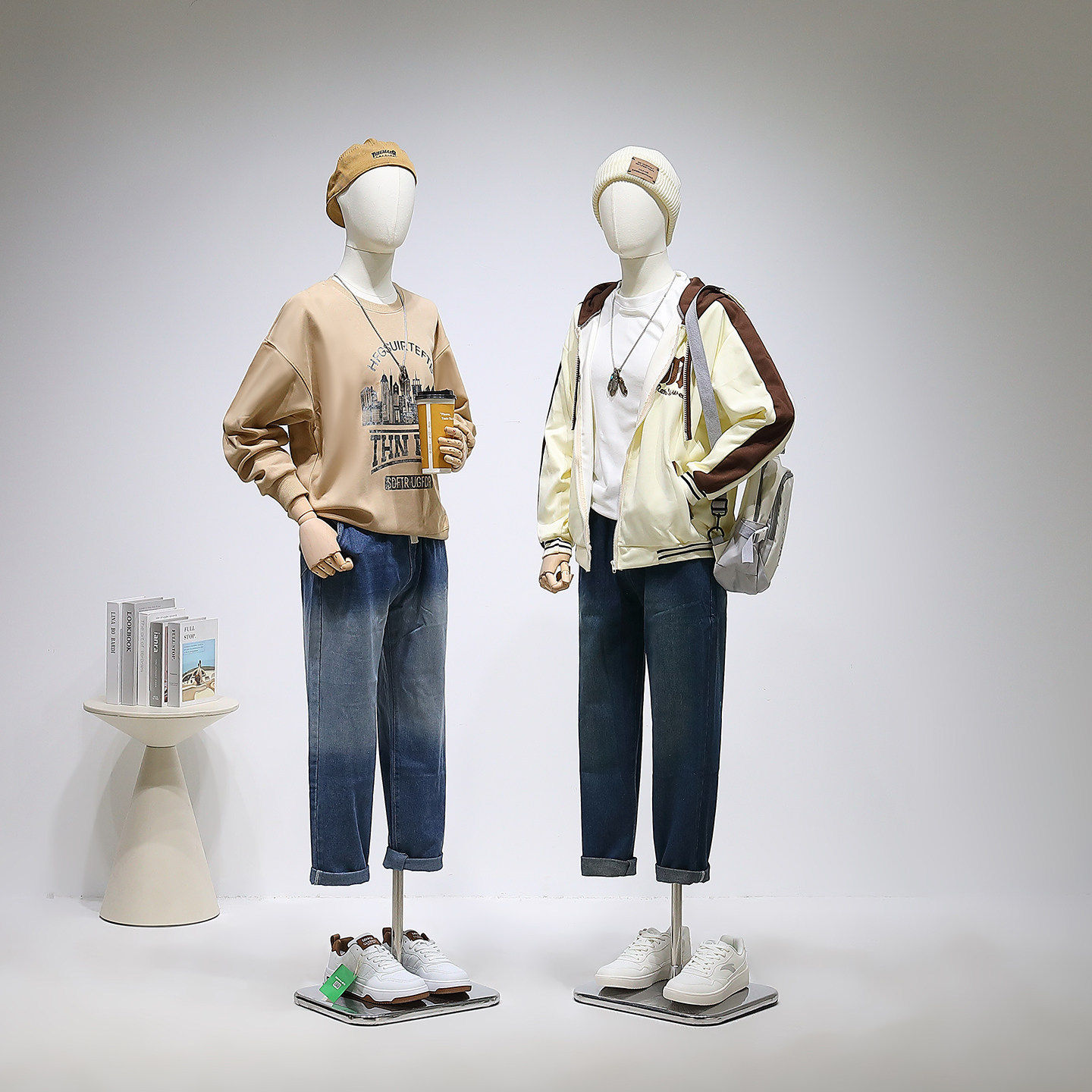 韩版修身男装模特道具半身人台服装店橱窗时尚休闲模特展示架全身