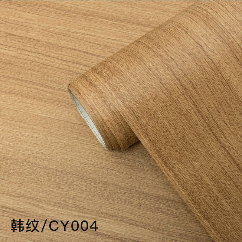 B1阻燃韩版g波音软片木纹贴纸装饰贴膜自粘木纹墙纸家具木皮翻新