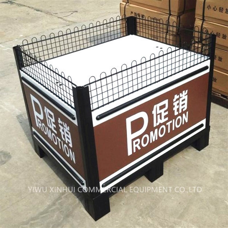 超市促销台货架堆头甩t货车服装促销车促销台车展示架地堆