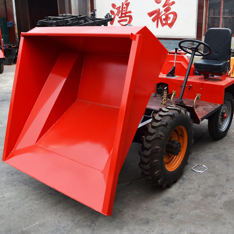 欧能四驱前卸翻斗土石工程车
