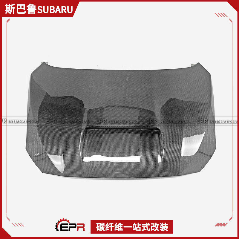 适用于斯巴鲁 WRX VAB 碳纤维原厂款前机盖车头盖引擎盖改装包围