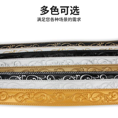 吊顶石膏线造型美边线自粘线装电视墙装饰条条饰线条vpc欧式边框