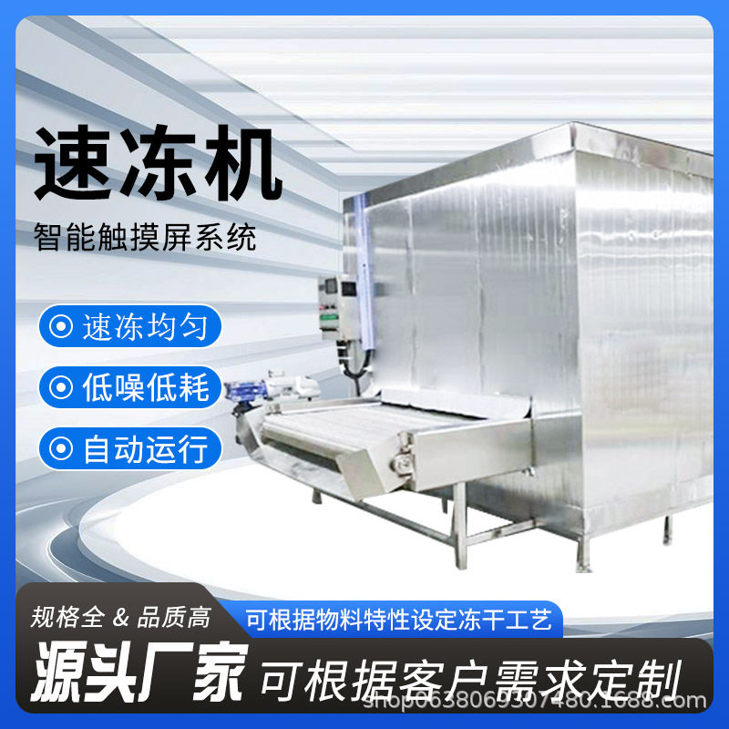 大型果蔬速冻冷却包装流水线