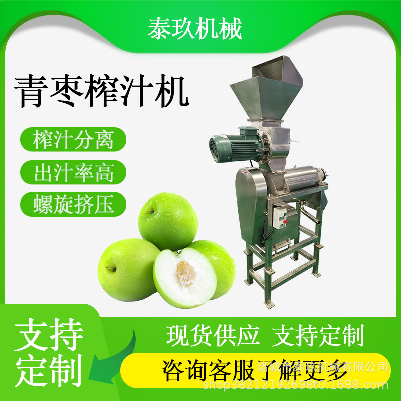 商用青枣破碎榨汁机压榨打碎柑橘取汁机荔枝打浆机凤梨榨汁设备