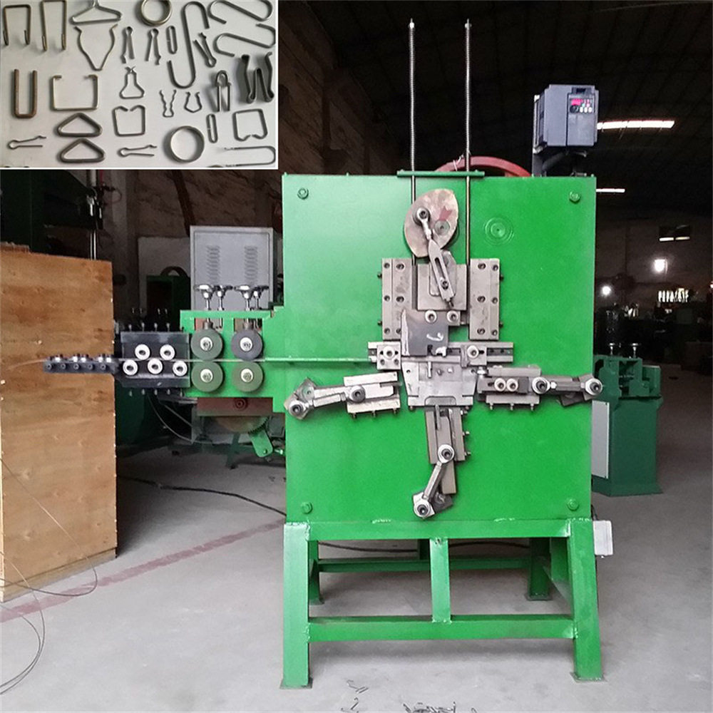 铁线进料弯线打扣机器 金属线材折弯设备 s形d形圆形扣成型工具
