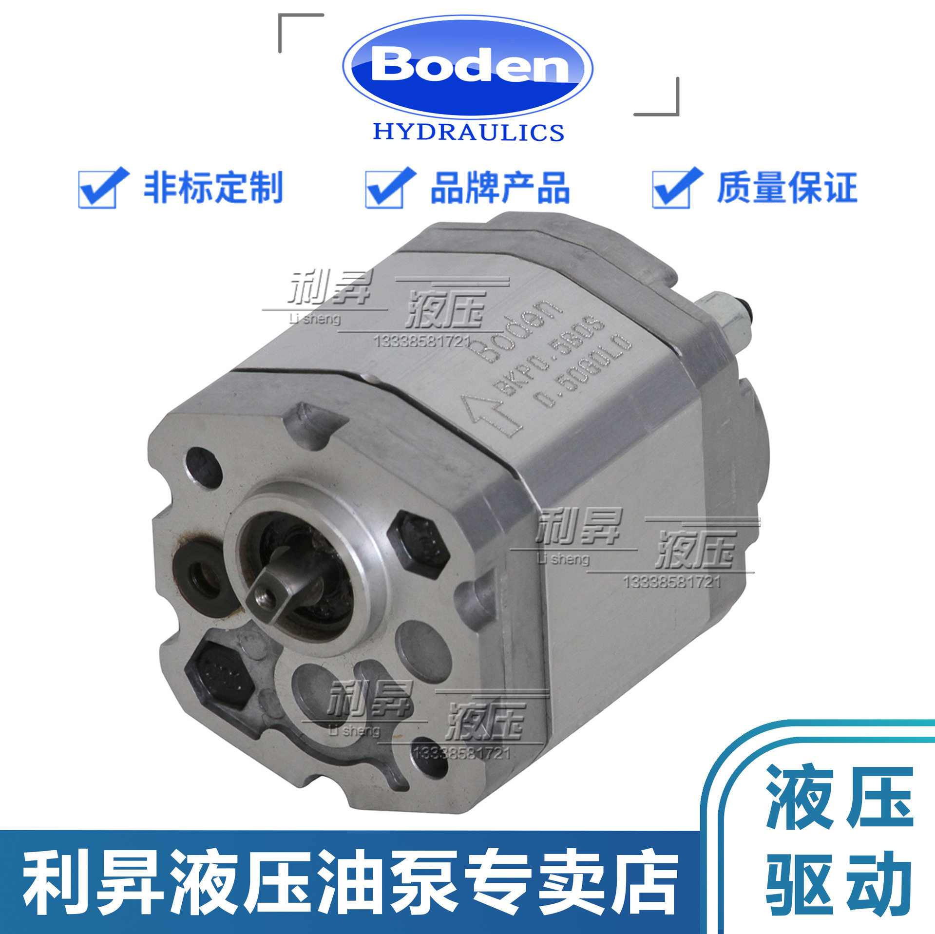Boden小排量齿轮泵BKP/GL0-B