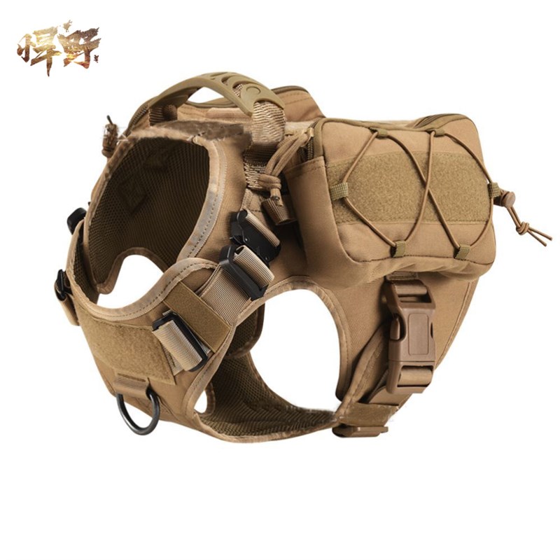 战术狗背心狗绳小型犬夏天专用胸背式军犬狗背心狗马甲狗衣服夏k9