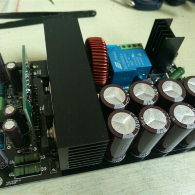 发烧D类IRS2092S功放100y0W4欧大功率功放板HIFI级欢迎老烧试听