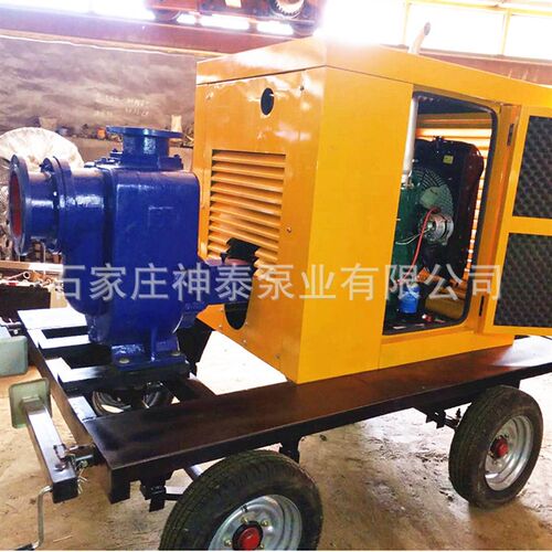 ZX不锈钢柴油机自吸离心z泵 自吸式河道抽水工程改造