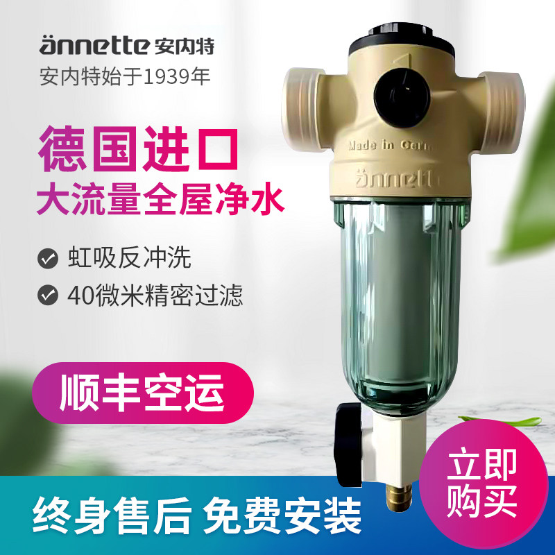 伟星德国进口安内特前置过滤器反冲洗家用自来水全屋净水器滤水器