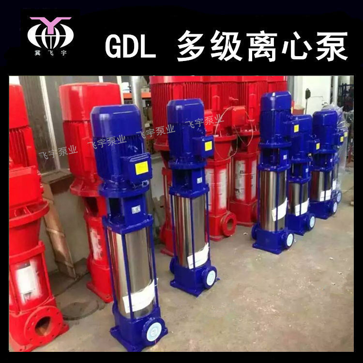GDL型立式多级管道离心泵 100GDL72-14X2 管道循环增压泵稳压泵