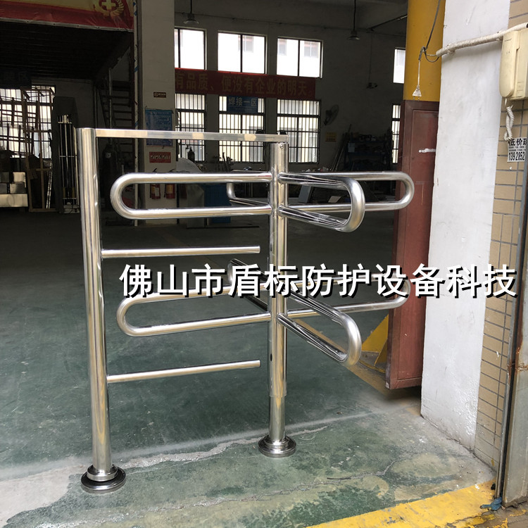 超市旋转单向购物通道门禁机