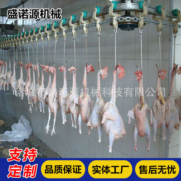 盛诺源不锈钢肉食鸡屠宰流水线