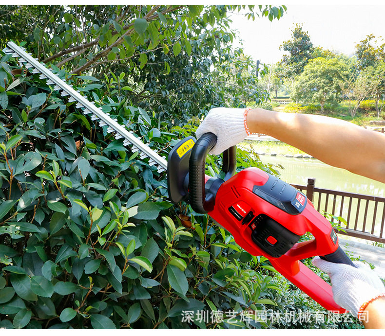 亚特58V锂电绿篱修枝机