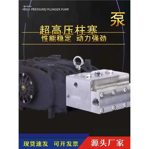 FLT超高压柱塞泵800-2000bar超高压清洗泵试压机水泵不锈钢泵