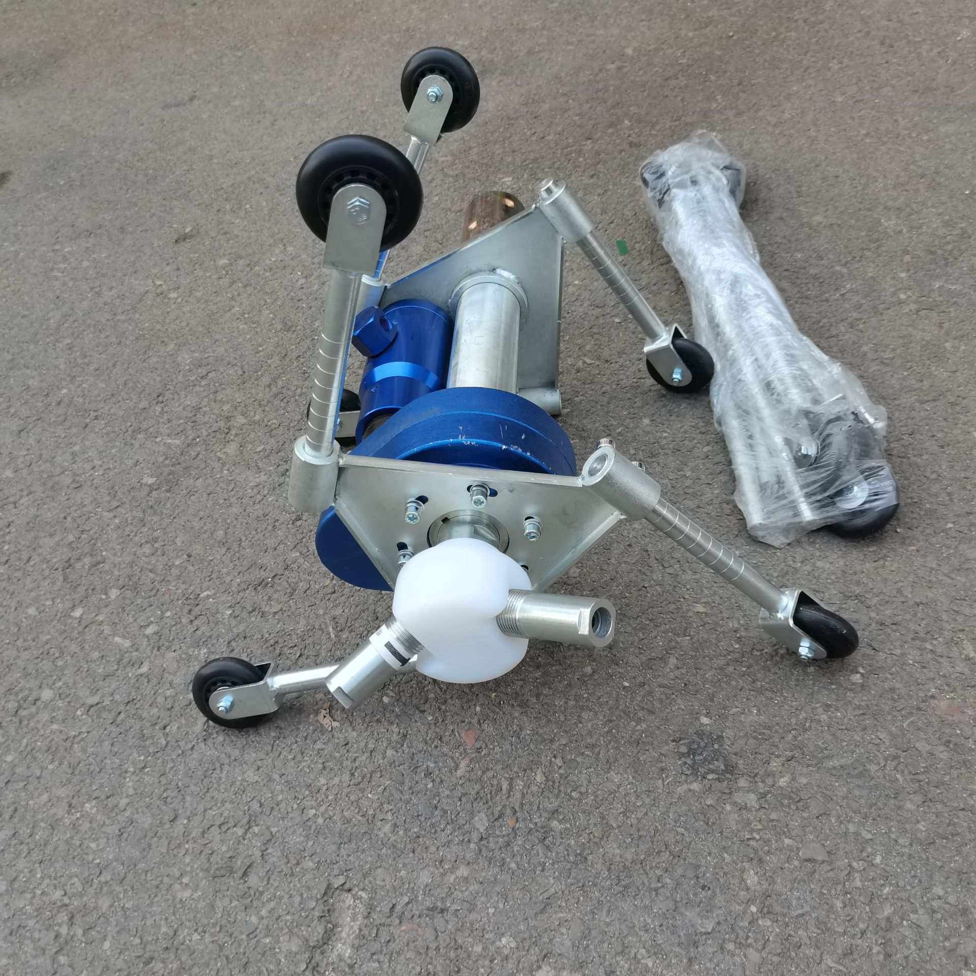管道处理喷砂器 管道内部除锈喷砂机 900管内孔自动除锈喷砂枪