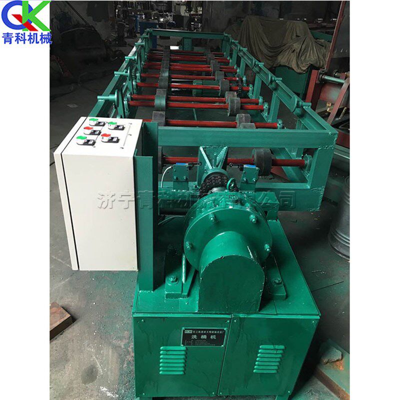 半自动油桶清洗机工业油桶内部清理设备化工行业油桶自动洗污机