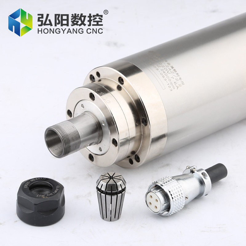 弘阳2.2kw直经80   水冷模具金属恒转矩雕刻机主轴电机雕刻机配件
