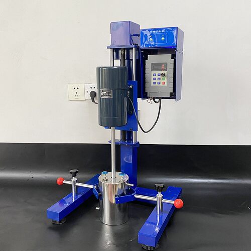 齐威JFS-750S自动升降型变频分散机功率750W 高速分散搅拌机均质