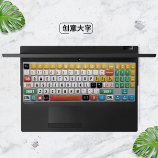 联想拯救者Y7000键盘膜15.6寸笔记本防尘垫R720卡通可爱防撞条膜