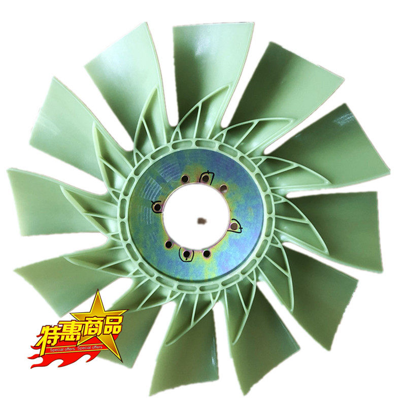 挖掘钩机卡特320D 329 325 330 336C D2发动机C6风扇叶加多叶