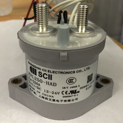 EVL250-HAD高压直流接触器250A新能源继电器线圈12-24VDC 充电桩