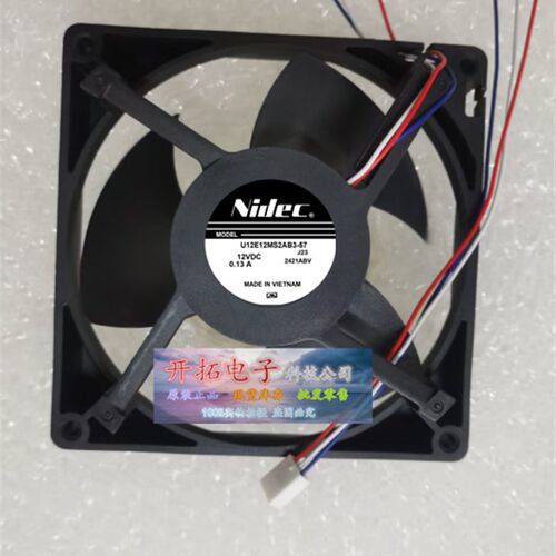 U12E12MS2AB3-57J23 12VDC 0.13A 12.5厘米冰箱冷冻冷藏散热风扇