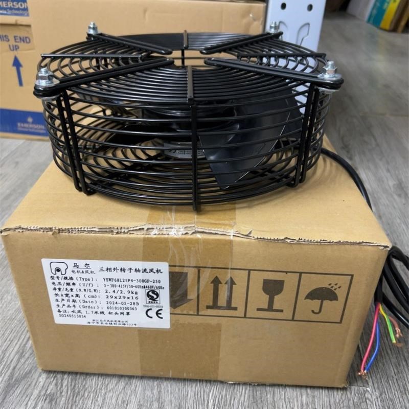 原装马尔风机双网罩 压缩机缸头散热风扇 YSWF68L25P4-300GP-250B