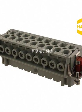 HARTING浩亭 重载连接器09340162701 Han 16 HVE STI-S 18针母芯