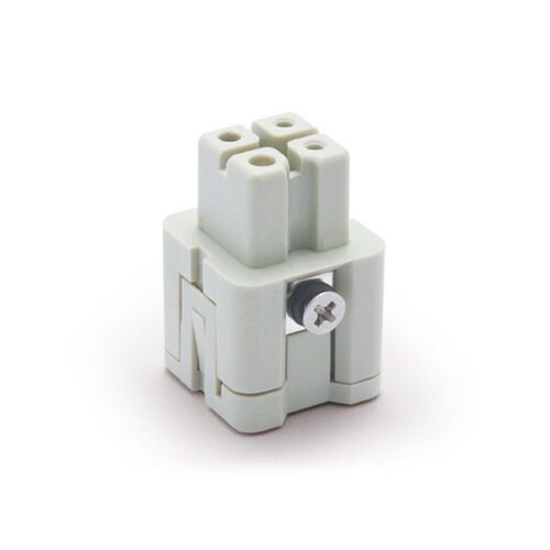 WAIN/唯恩重载连接器 矩形插头 母芯2芯 10A 230/400V HA-002-FS