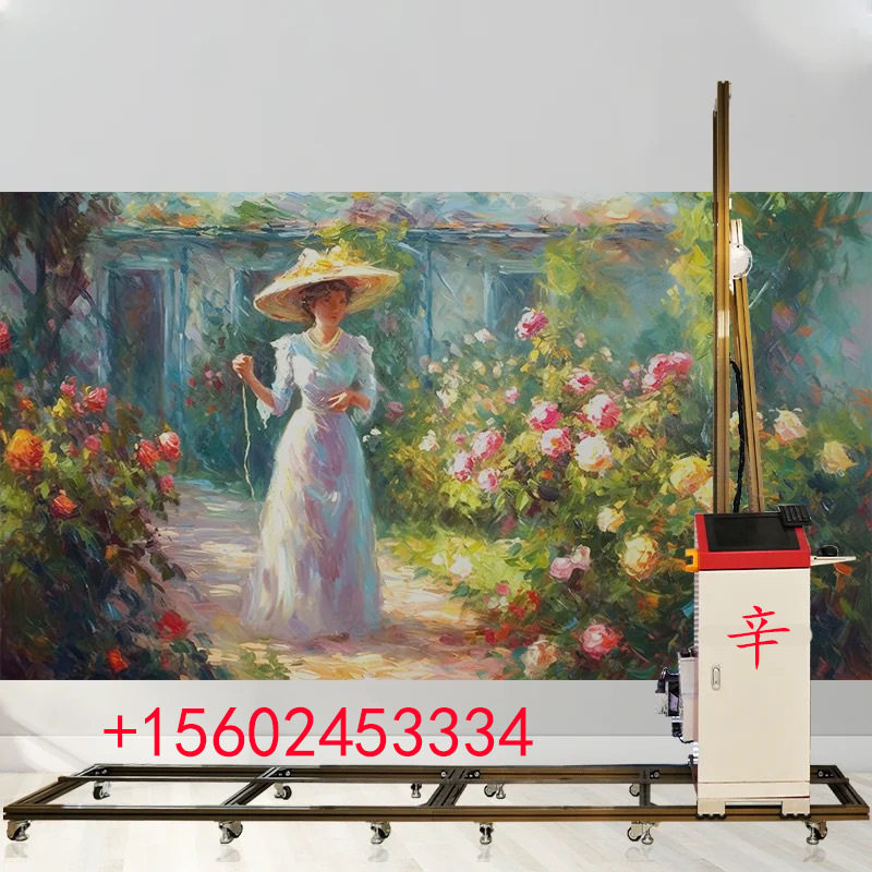 广告赚钱墙体喷绘机彩绘机创业机器设备广告制作喷绘机富小机器