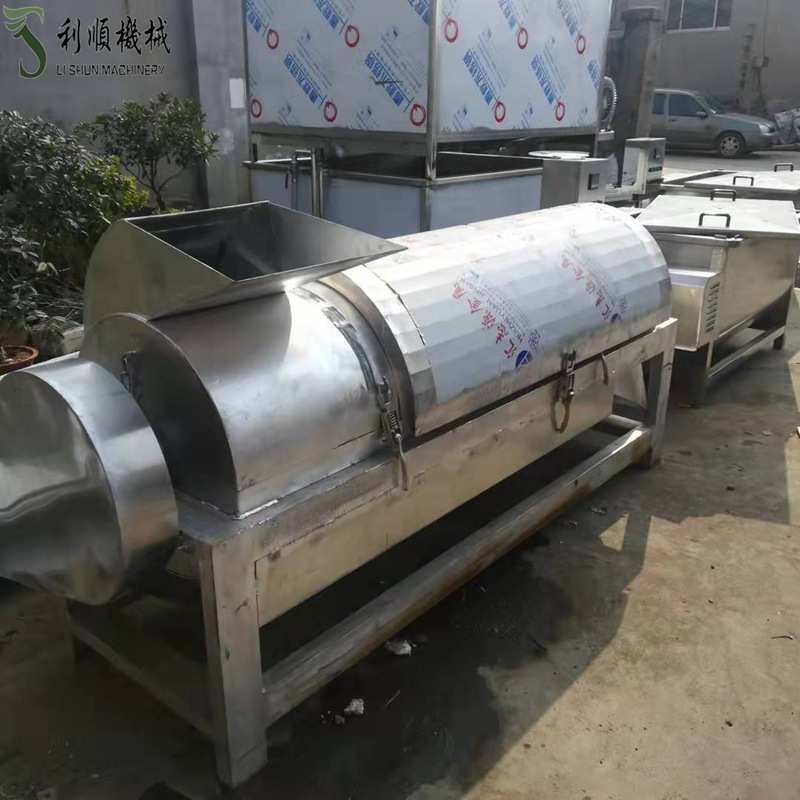 生猪蹄打毛机 螺旋不锈钢猪脚去壳打毛机配套烫池