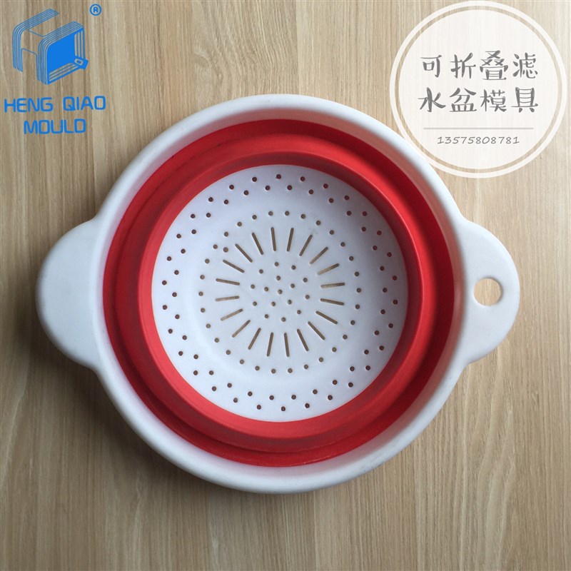 儿童画画便携f式水桶模具 儿童便携式水桶模具 双色伸缩水桶模