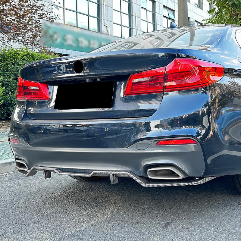 适用宝马5系BMW G30 2018-20款MP尾唇后唇汽车扰流板外饰改装配件