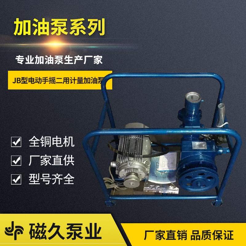 手摇220V电动二用计量加油泵手摇J油泵计量加油泵电动油泵