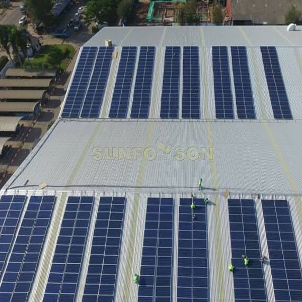 家庭商用光伏彩钢瓦支架套件铝合金太阳能组件支架铝合金导轨
