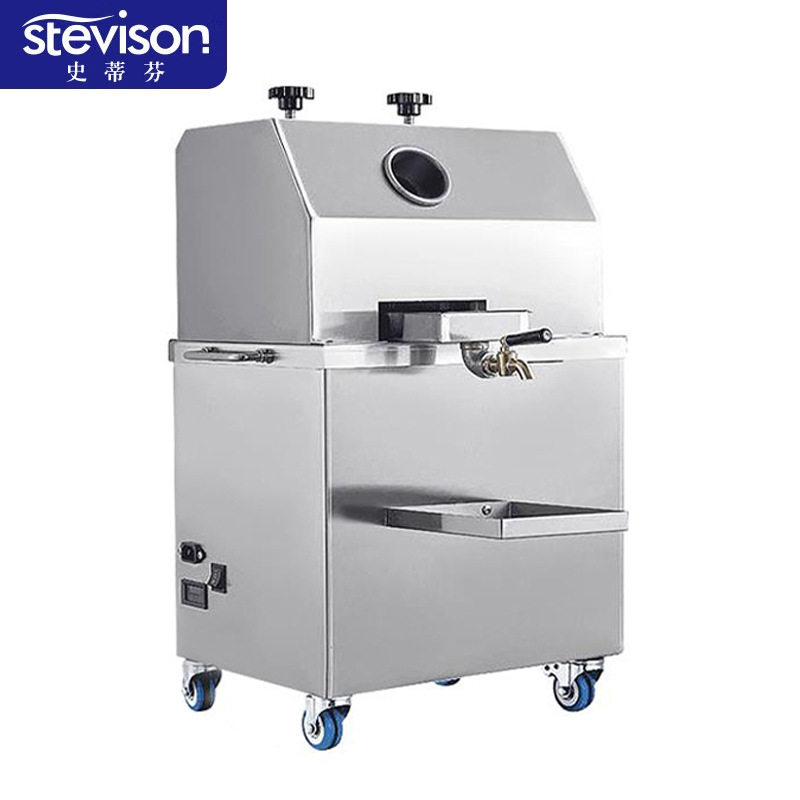 史蒂芬Stevison 商用榨甘蔗汁机YF-T80N 全自动款插电电瓶两用