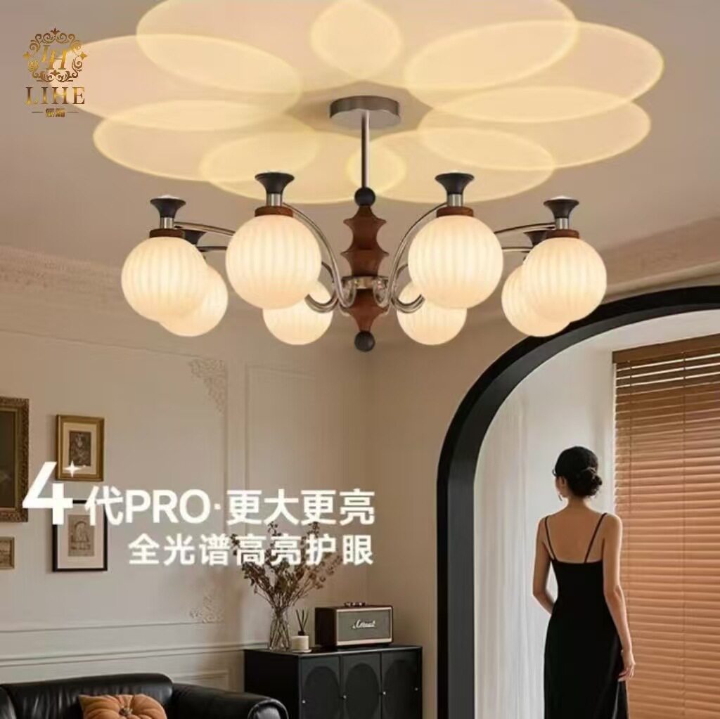 俪和法式中古风高端客厅主灯