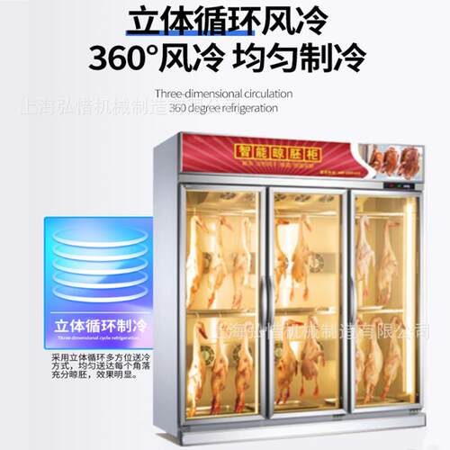 冷热风智能晾鸭柜 脆皮五花肉烧鹅乳鸽烧腊晾胚柜 风冷除湿风干柜