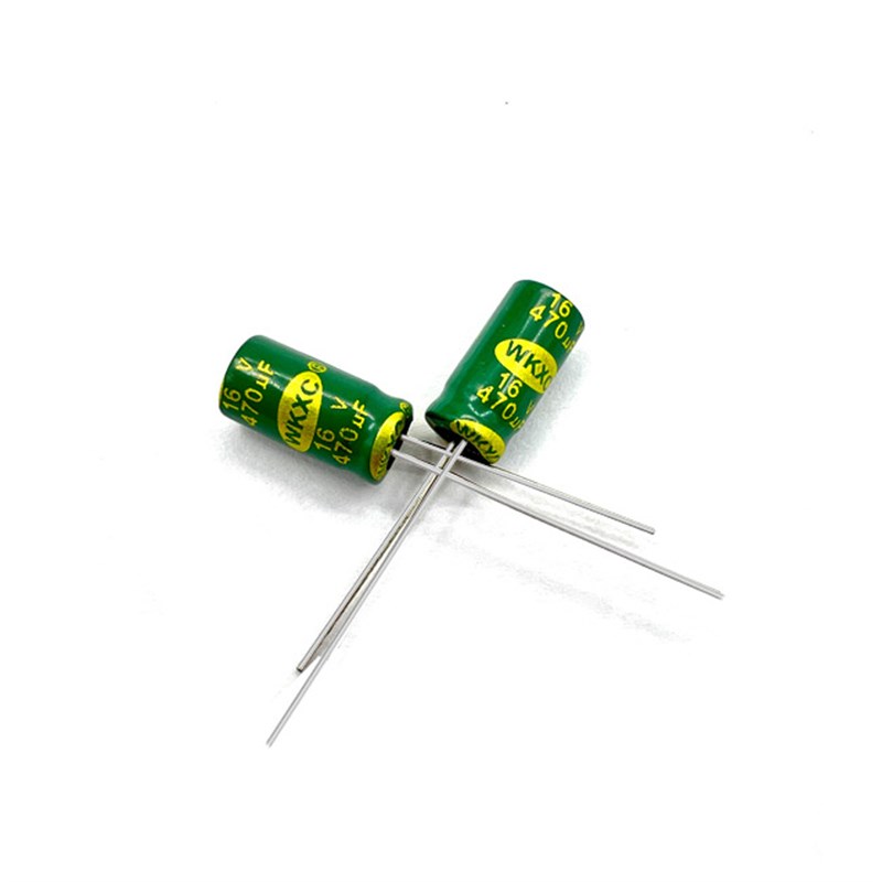 16V470UF绿金高频 铝电解电容 D6*12 电源充电器 直销全系电容