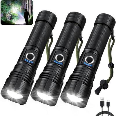 flashlights high lumens rechargeable lumens super bright