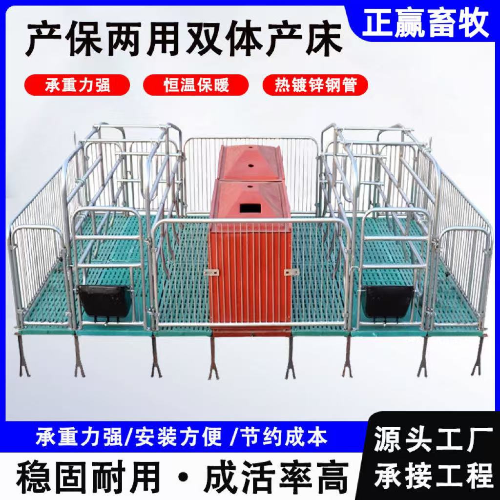 复合漏粪板母猪产床防滑防压小猪产保一体床镀锌管加厚养猪分娩床