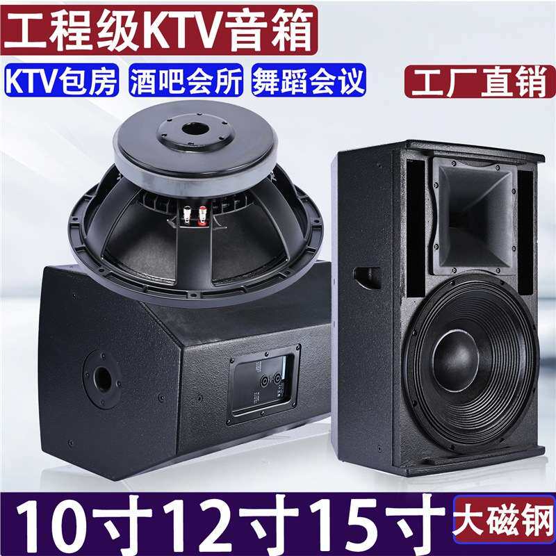 12寸15寸专业音箱ktv包房酒吧家用演出舞台会议室舞蹈室壁挂音响