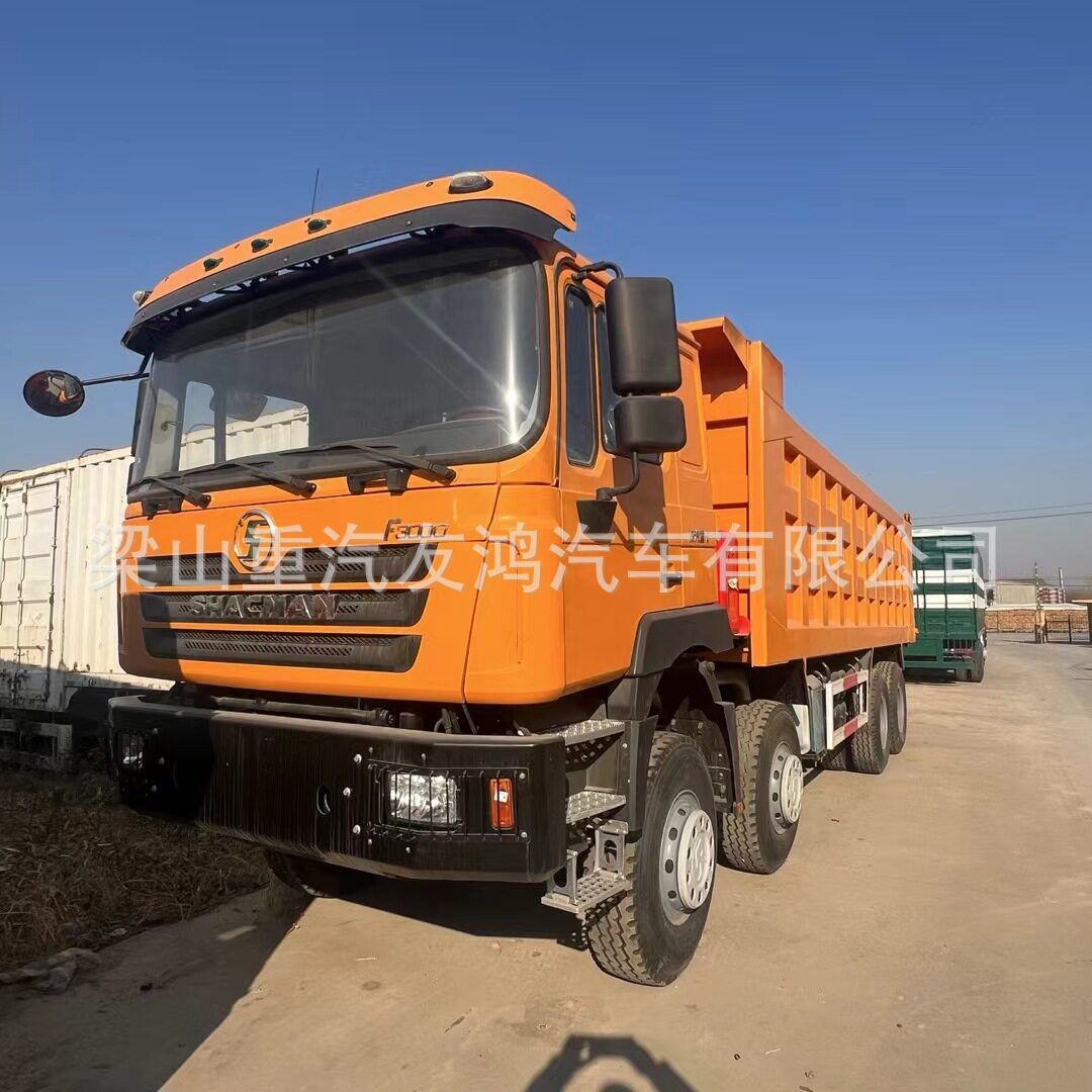 出售重汽豪沃自卸车卡车后八轮6*4渣土运输翻斗车 欧二HOWO后翻车