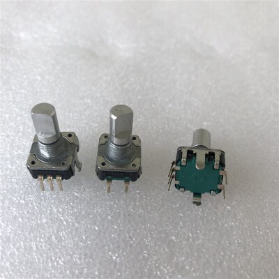 进口BOURNS美国PEC11-4215F-S0012编码器24定位带按动开关15轴长