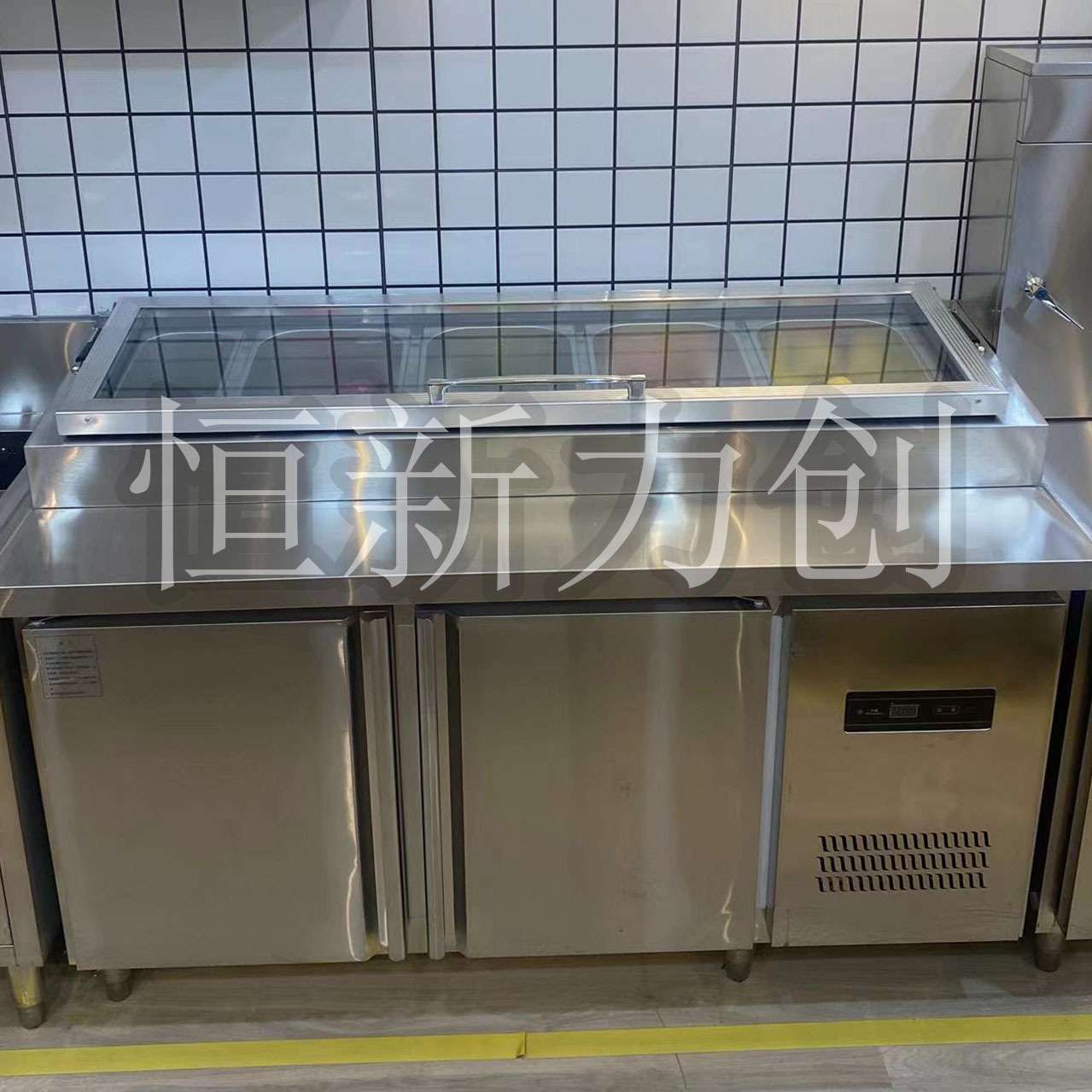 冰柜/冷柜/冰箱餐饮店学校后厨员工食堂设备食品保鲜设备