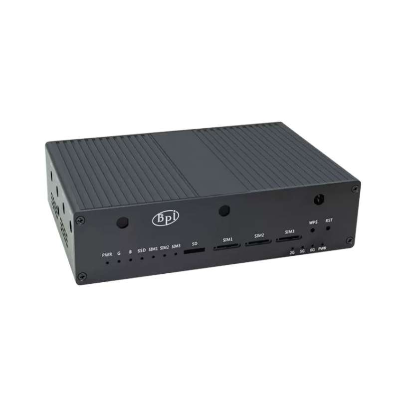 香蕉派BPI R4专用金属外壳Banana Pi R4铝合金保护壳兼容散热器