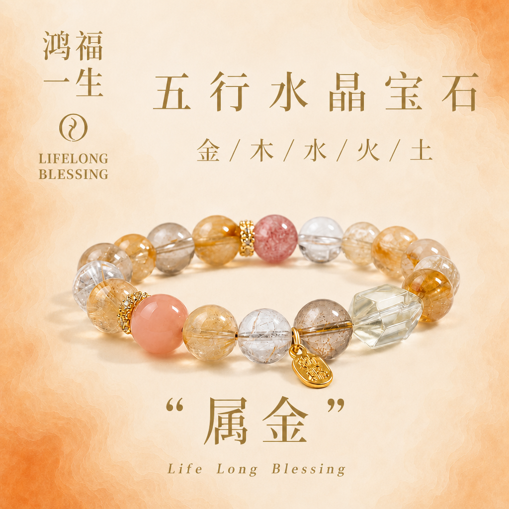 【官方甄选】【五行天然水晶】